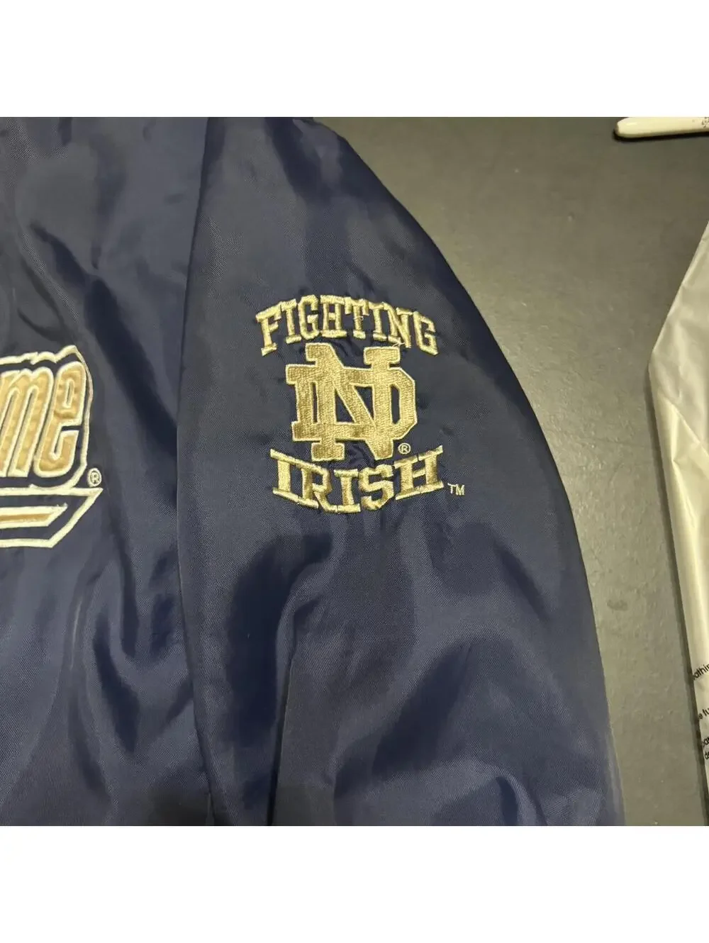 Vintage Notre Dame ND Irish Starter Pullover Windbreaker